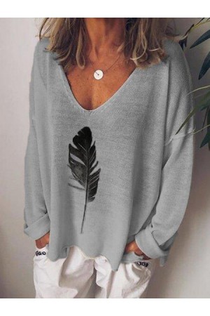 Long Sleeve Casual CottonBlend Shirt