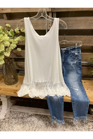Sweet Lace Bottoming Vest