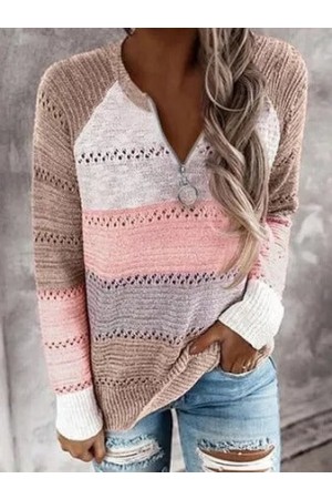 Long Sleeve Shift Casual Sweater