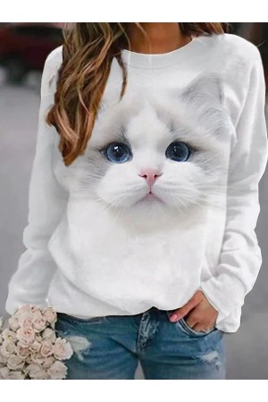Long Sleeve Animal Sweatshirts