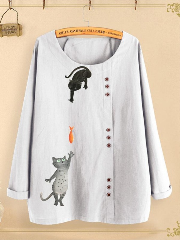 Long Sleeve Casual Shirts & Tops