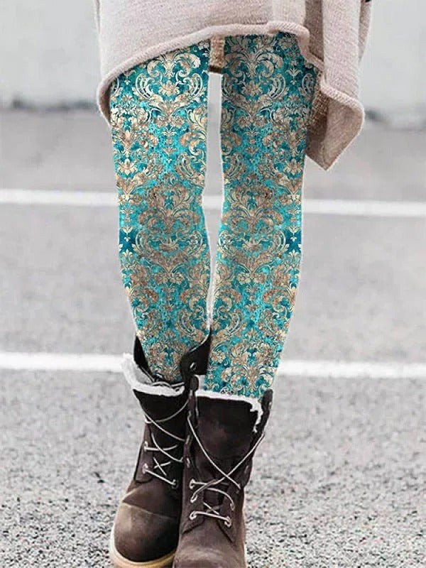 Ethnic Casual Long Leggings