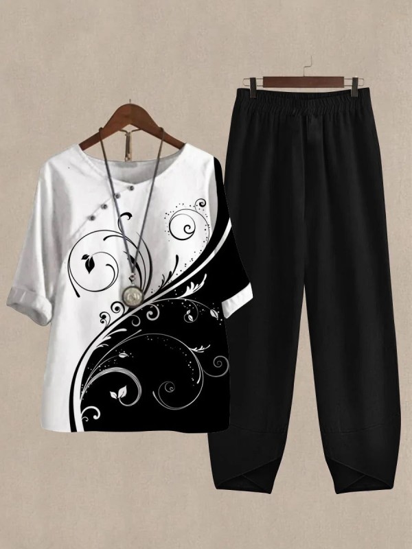 Black White