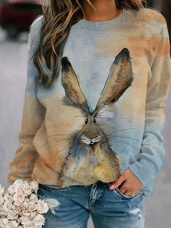 Crew Neck Casual Sweatshirts