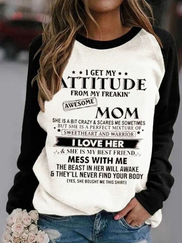 Crew Neck Regular Fit Casual Sweatshirts