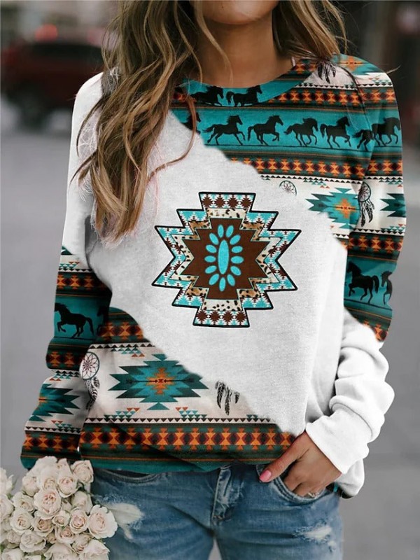 Women's Sweatshirt Animal 3D Print Cotton Casual Hoodies Sweatshirts