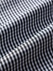 Casual Plaid Print Side Buttons Long Sleeve Blouses