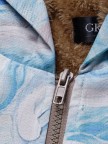 Landscape Prints Long Sleevs Hooded Zipper Casual Warm Coats