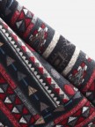 Ethnic Print Long Sleeve Thick Vintage Coat