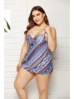REVERIE CUP SIZED TIE FRONT UNDERWIRE SWIMDRESS and Shorts