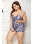 REVERIE CUP SIZED TIE FRONT UNDERWIRE SWIMDRESS and Shorts