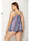 REVERIE CUP SIZED TIE FRONT UNDERWIRE SWIMDRESS and Shorts