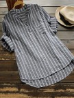 Casual Loose Tunic Long Sleeve Blouse