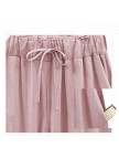Plus Size Solid Casual Women Pants