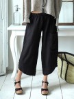 Casual Cotton Solid Bottoms