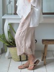 Casual Cotton Solid Bottoms