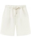 Women Drawstring Casual Elastic Waist Soft Knit Shorts