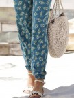 Floral Print Ladies Casual Pants