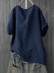 Print Fish Bone Casual Short Sleeve Cute TShirt