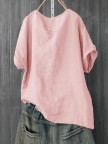 Print Fish Bone Casual Short Sleeve Cute TShirt