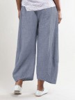 Women Pockets Shift Casual Capri Pants
