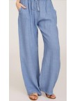 Wommer Solid Wide Leg Pants