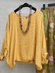 Yellow Plain Casual Crew Neck Suits