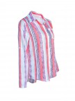 Multicolor Stripe Long Sleeve Blouse