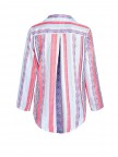 Multicolor Stripe Long Sleeve Blouse