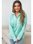 Mint Refresher HalfZip Hoodie