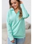 Mint Refresher HalfZip Hoodie