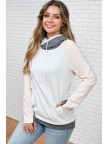 Baseball DoubleHood? Sweatshirt  Pink