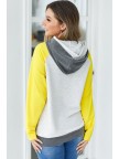 Mustard Baseball Hoodie Sweatshirt