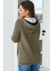 Evergreen Buffalo Zipper Hoodie Sweatshirt