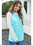 Mint to Be Baseball Hoodie Sweatshirt