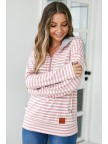 Candy Striper HalfZip Hoodie Sweatshirt