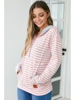 Candy Striper HalfZip Hoodie Sweatshirt