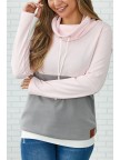 Patchwork Pink/Green Hoodies