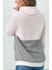 Patchwork Pink/Green Hoodies