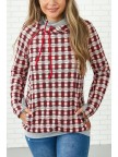 Wrap it Up Plaid Zipper Hoodie Sweatshirt