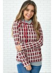 Wrap it Up Plaid Zipper Hoodie Sweatshirt