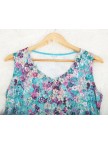 Attractive VNeck Sleeveless Printed Top