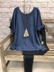 Solid Cotton Casual Shirts Tops
