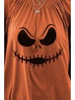 Women's Blouses Halloween Face Print Blouse