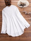Cat Print Long Sleeve Blouse Colorful Button Shirt