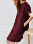 Shift Daytime Pockets Mini Dress