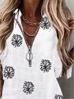 Dandelion Long Sleeve Printed Casual Shirts & Tops