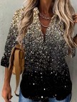 Collar Glitters Daily Shirt