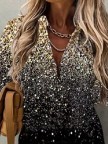 Collar Glitters Daily Shirt