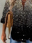 Collar Glitters Daily Shirt